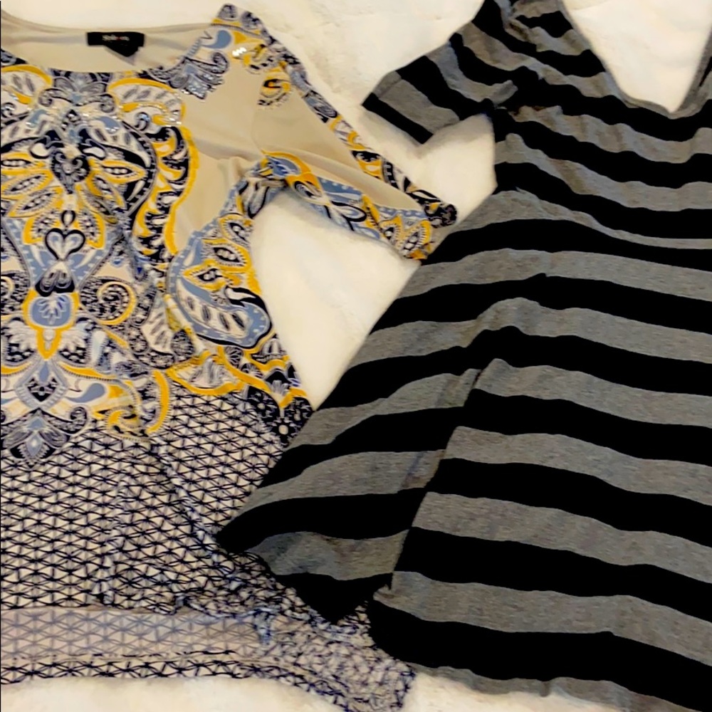Set of two tunic tops small
